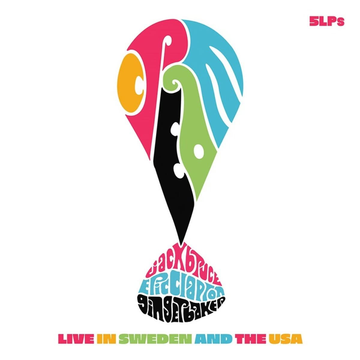 Cream - Live In Sweden And The Usa (White Coloured Vinyl) - 5LP (LP)