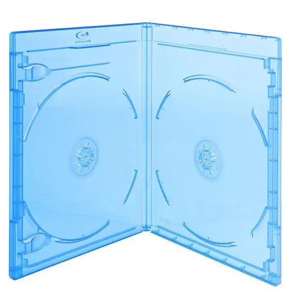 Blauw Bluraydoosje - Voor 2 Schijfjes (Dikte 15 mm) (Bluray)