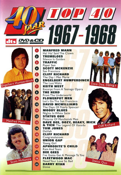 Various - 40 Jaar Top 40 - 1967-1968 (DVD)