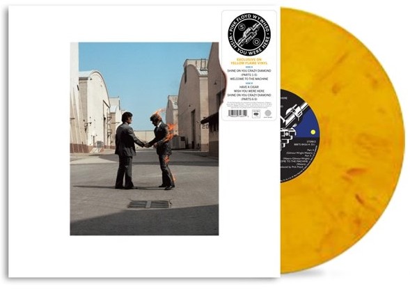 Pink Floyd - Wish You Were Here (Yellow flame coloured vinyl) - 50th anniversary (LP)