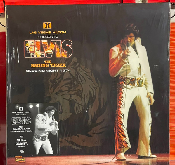 Elvis Presley - Las Vegas 'The Raging Tiger' Closing Night 1974 (Clear vinyl) - 2LP (LP)
