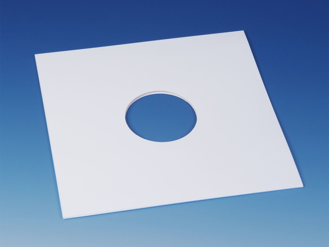 LP-Hoezen - Witte Blanco LP-Hoezen Met Gat (10 stuks)