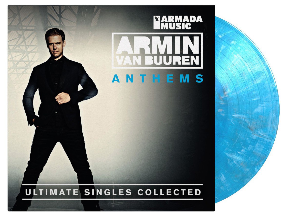 Armin van Buuren - Anthems - Ultimate Singles Collected (Blue, black & white marbled vinyl) - 2LP (LP)