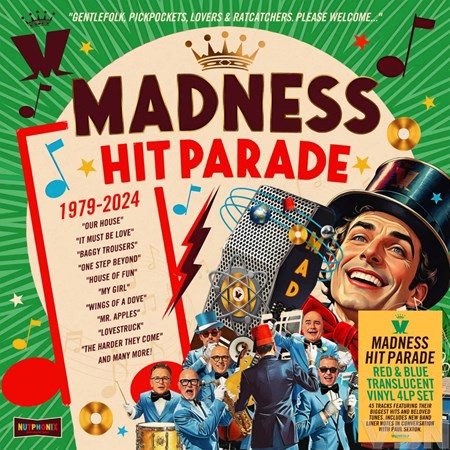 Madness - Hit Parade: 1979 - 2024 (Red and blue translucent vinyl) - 4LP (LP)